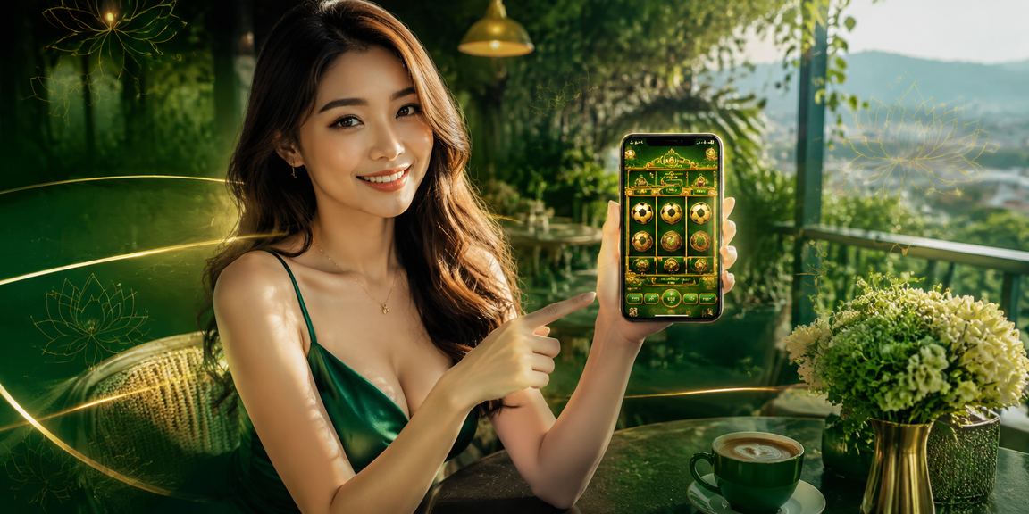 Người chơi thưởng thức slot game trong không gian cà phê Đà Lạt