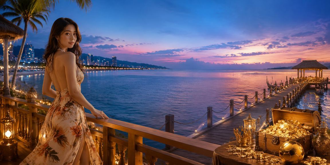 Người chơi tại Đà Nẵng theo dõi kèo thể thao trực tuyến bên bờ biển buổi tối