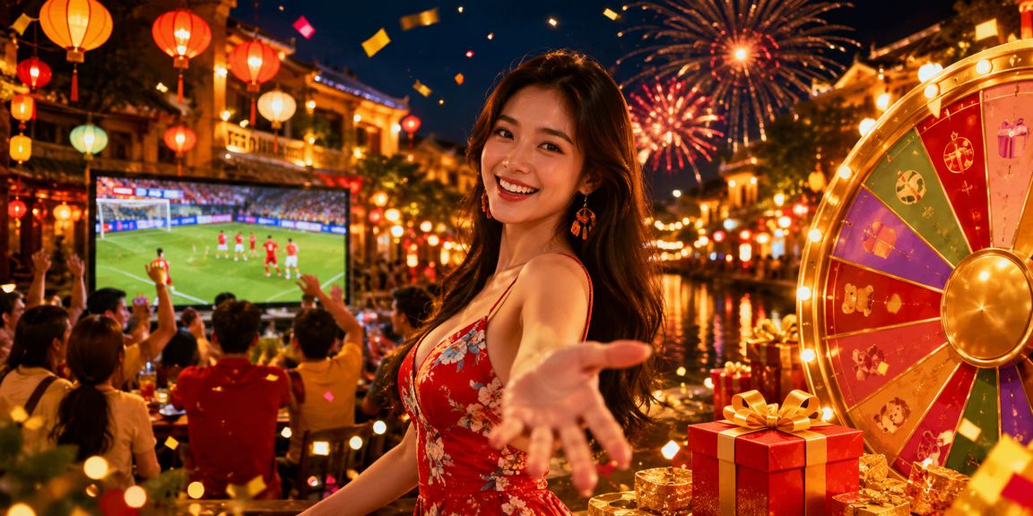 Sự kiện rút thăm may mắn tại chợ đêm Hội An thu hút đông đảo người chơi tham gia